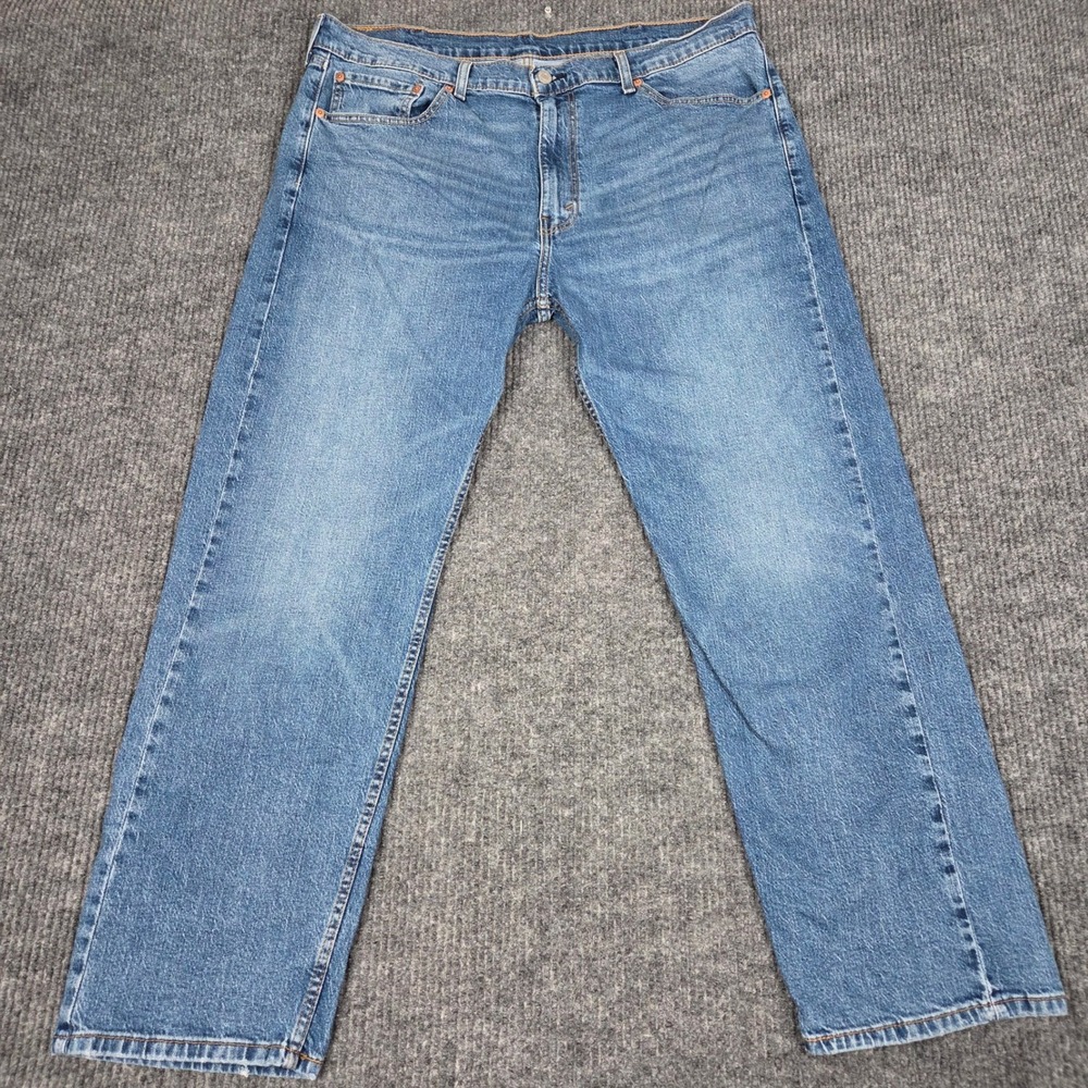 Levis 505 Regular Fit Straight Leg Jeans Mens 40x30 Medium Wash 00505-2959 Blue